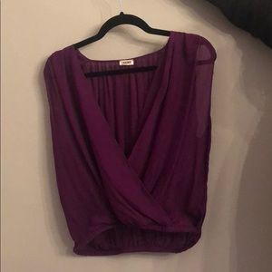 L’Agence silk top NWOT